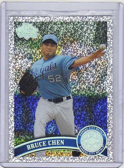 2011 Topps Update Diamond Anniversary Bruce Chen  Card #US168 - Kansas City Royals
